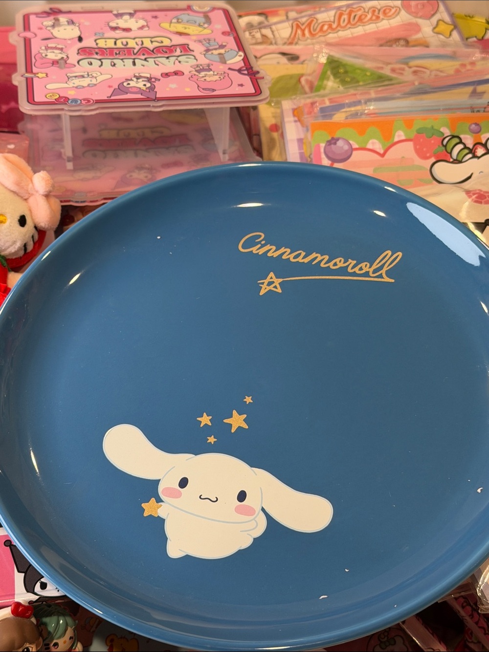Cinnamoroll Sanrio Lic medium plate NEW